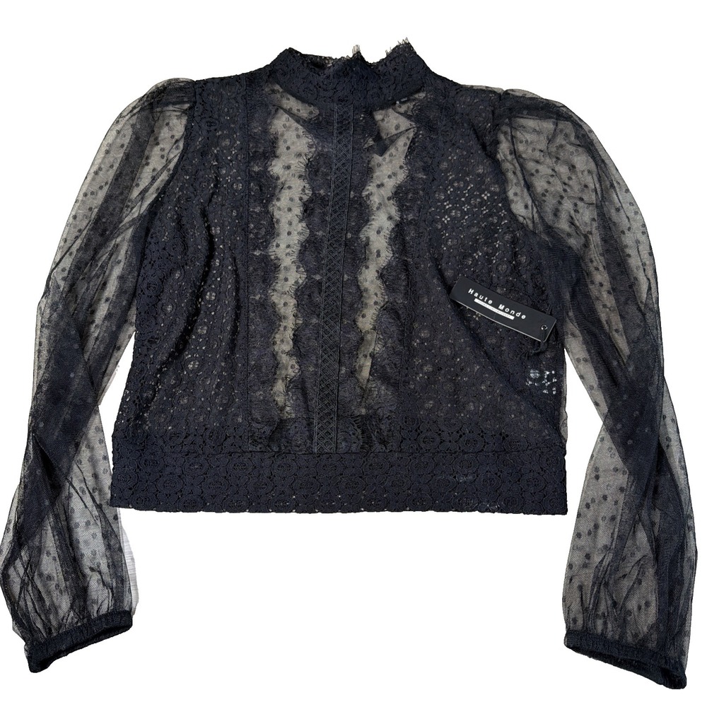 4C~‎ Women's Sz Lg Haute Monde NWT See Throw Shirt
